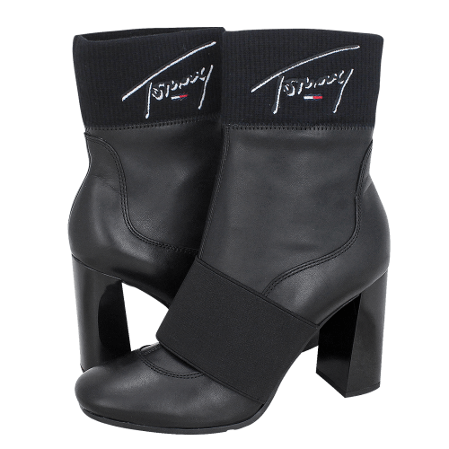 Μποτάκια Tommy Hilfiger Signature Heeled Boot