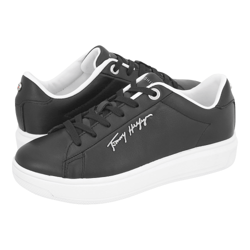 Παπούτσια casual Tommy Hilfiger Signature Leather Sneaker
