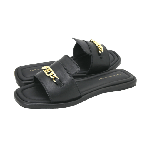Σαγιονάρες Tommy Hilfiger Leather Horsebit Mule